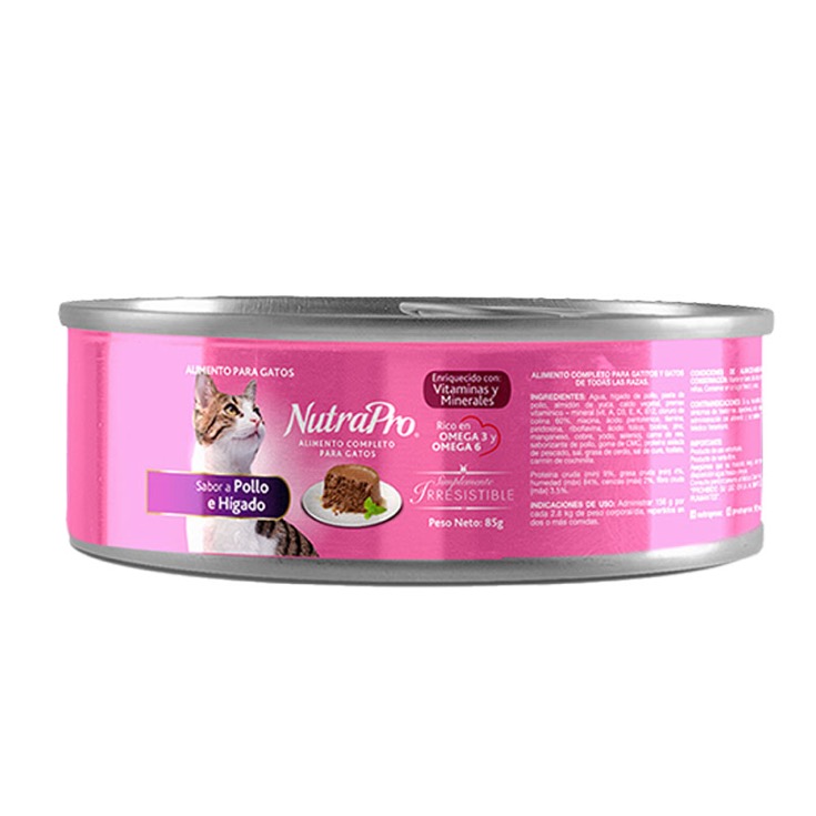 Comida Húmeda Para Gato Sabor Hígado Nutrapro