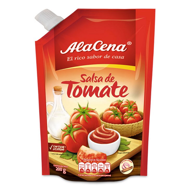 Salsa De Tomate Alacena 200 Gr
