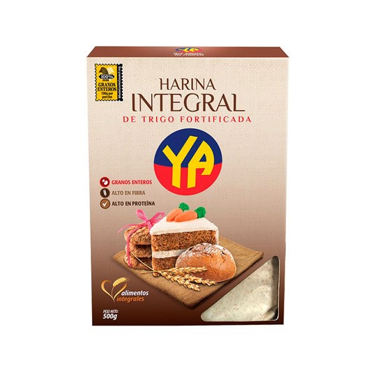 Harina Integral Ya 500 Gr