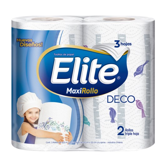 Papel Higiénico Elite Cuidado Clásico 4 Rollos