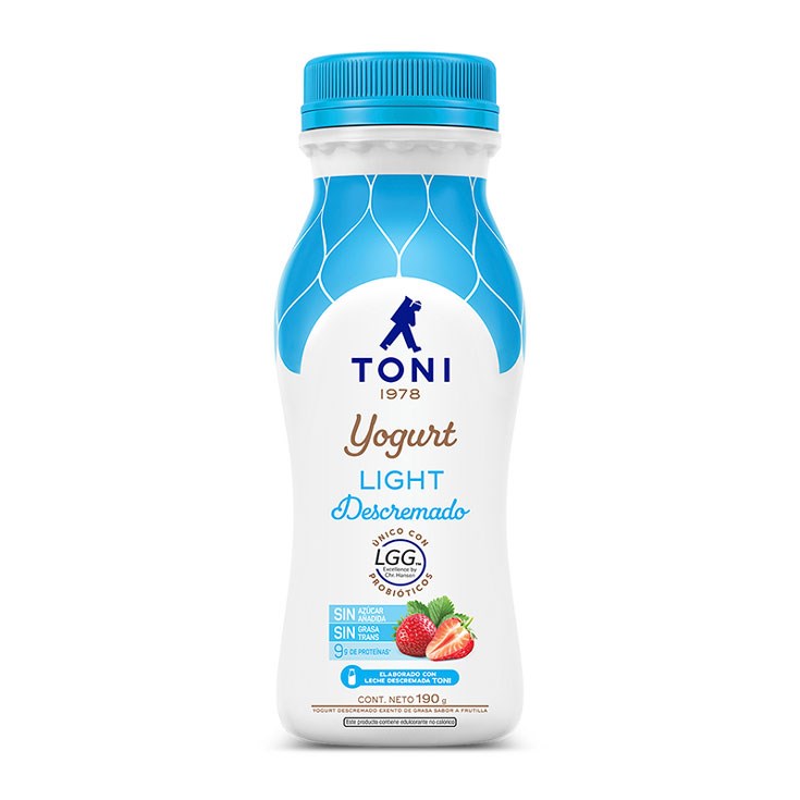Yogurt Toni 100 Bebible Frutilla 190 Ml