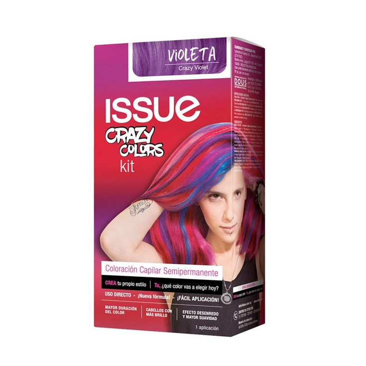 Tinte Violeta Crazy Colors Uni