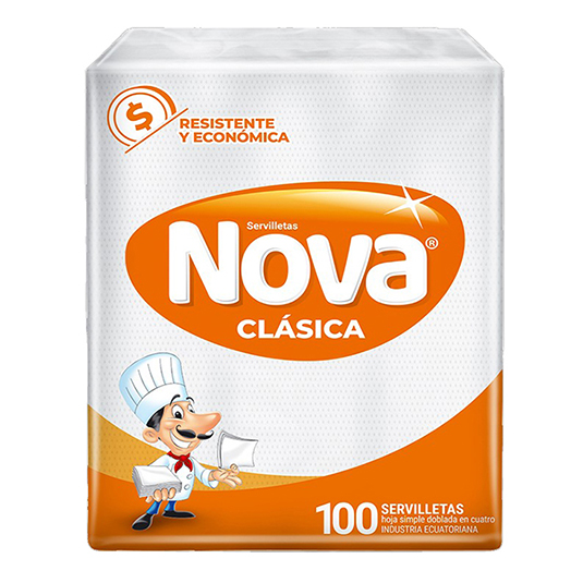 Servilleta Clásica Nova X 100 Uni