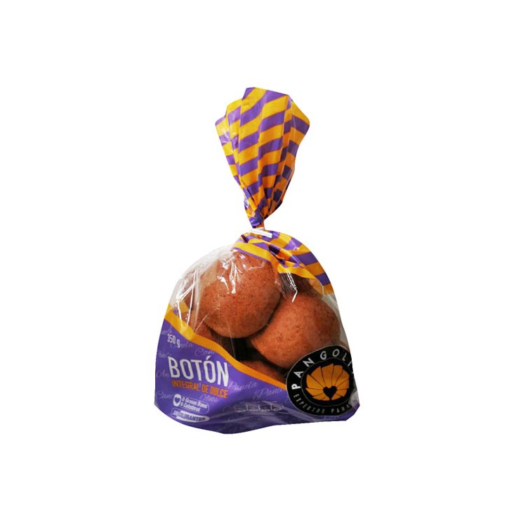 Pan Botón Integral Dulce Pangolin 350 Gr.