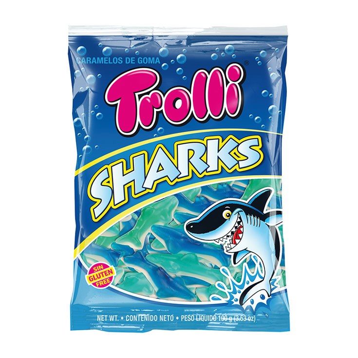 Gomas Trolli Sharks 100G
