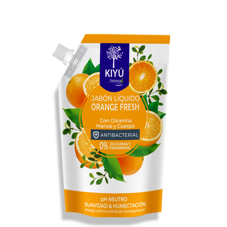 Jabon Liquido Antibacterial Orange Fresh Kiyu