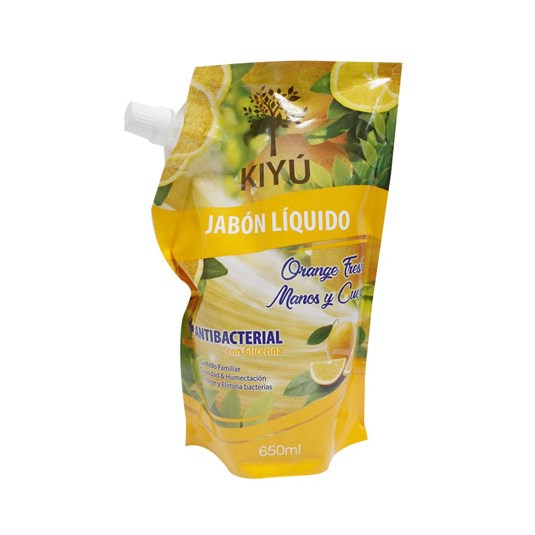 Jabon Liquido Antibacterial Orange Fresh Kiyu