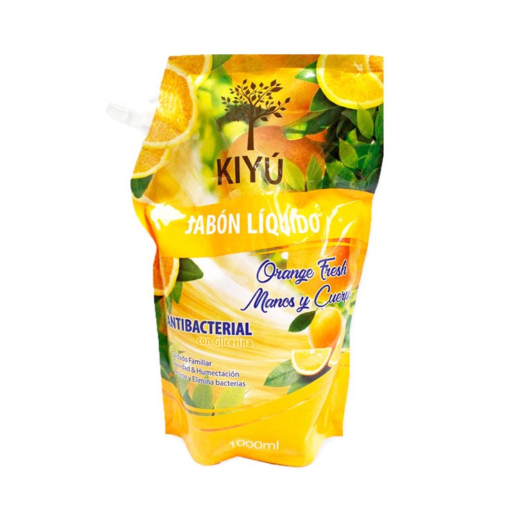 Jabón Líquido Orange Fresh Kiyú 1000 Ml