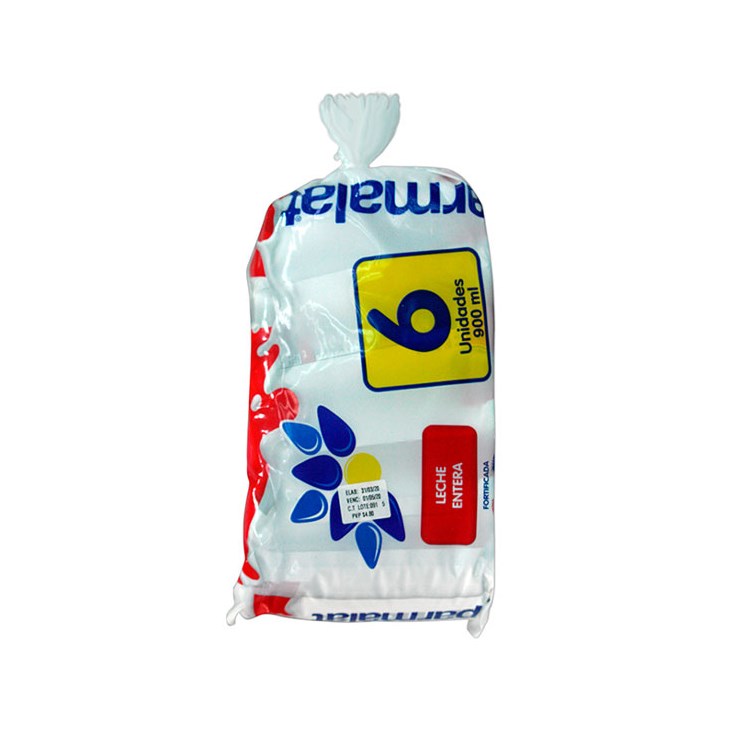 Leche Entera Parmalat x6 Un. 900 Ml. C/U