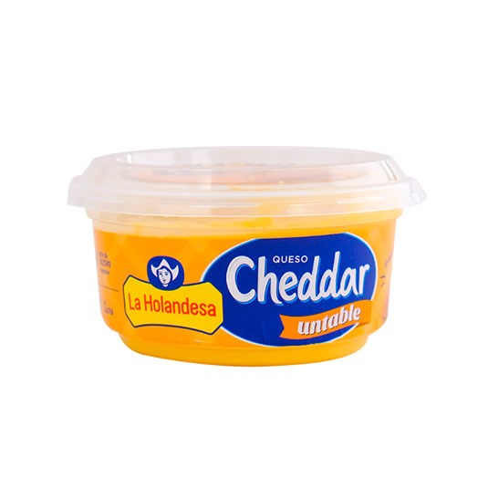 Queso Cheddar Untable La Holandesa 200 Gr.