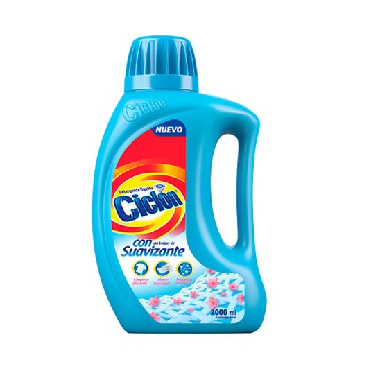 Detergente Líquido Suavizante Ciclon 2 Lt