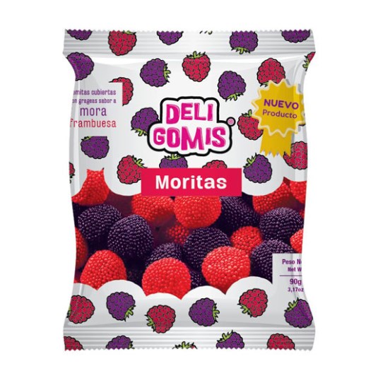 Moritas Mora Frambuesa Deligomis 90Gr