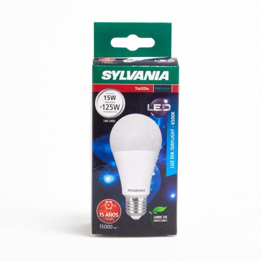 Toledo Led Sylvania a60 15w 6.5k mv bl