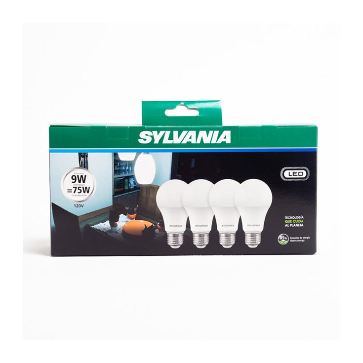 Toledo led Sylvania a60 9w 6500k blx4