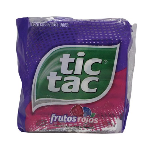 Tic Tac Frutos Rojos X 12 Un.