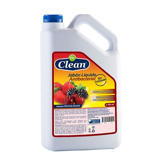 Jabón Líquido Antibacterial Galón Frutos Dr. Clean