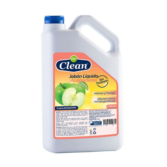 Jabón Líquido Antibacterial Galón Manzana Dr. Clean