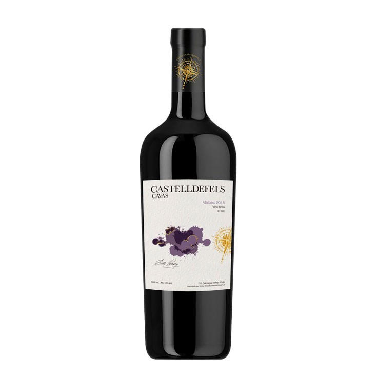 Castelldefels Cavas Vino Tinto Malbec 1.5 Lt