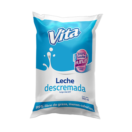 Leche Vita Descremada Funda 900 Ml