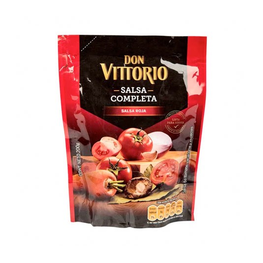 Salsa Roja Doypack Don Vittorio 200 Gr
