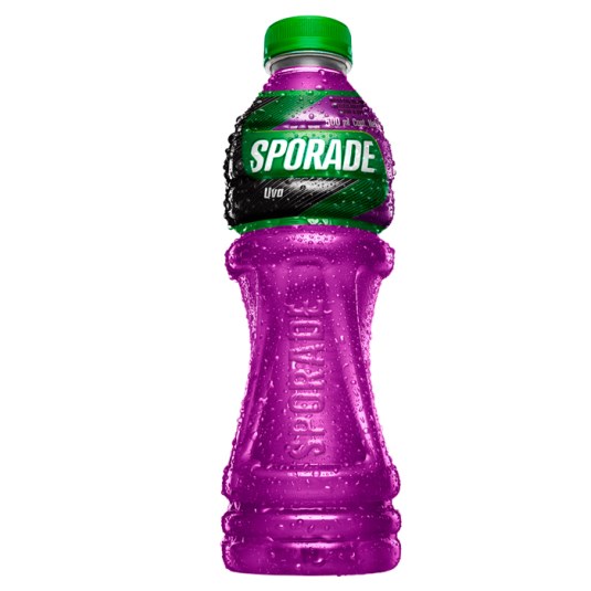 Sporade bebida hidratante pet sabor a uva 500