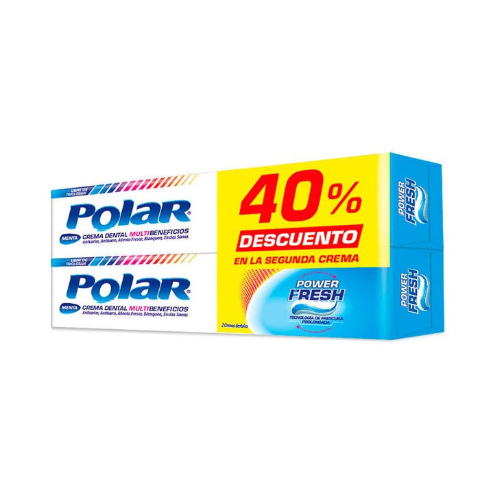 Crema Dental Polarmultibeneficios Pack Pague 2 Lleve 3 75 Ml