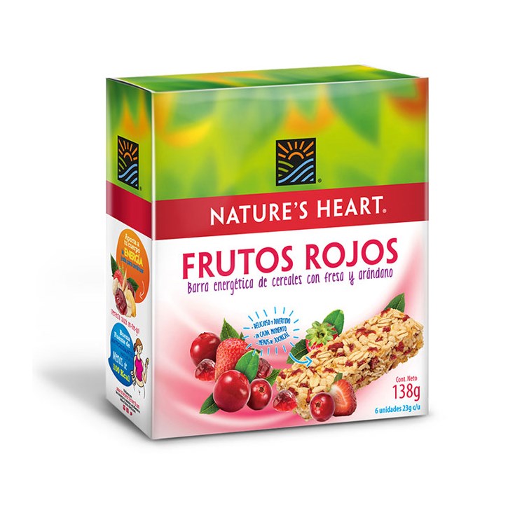 Barra Frutos Rojos Nature´S Heart 138 Gr Barra Frutos Rojos Nature´S Heart 138 Gr