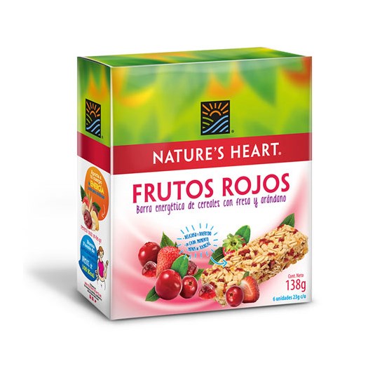 Barra Frutos Rojos Nature´S Heart 138 Gr