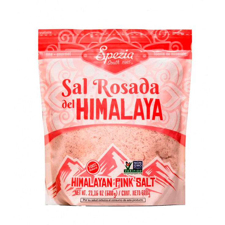 Sal Rosada Himalaya Fina Spezia 600 Gr