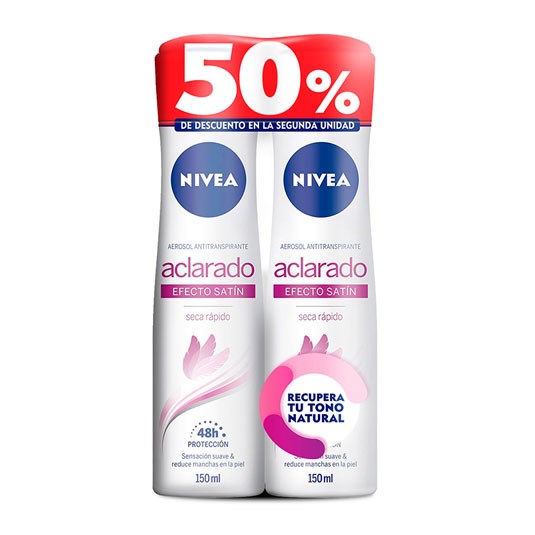 Nivea Deo Spray Satin 150Ml 2Do 50% Dto.