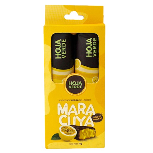 Barra De Choco Hoja Verde Maracuya 35Gr