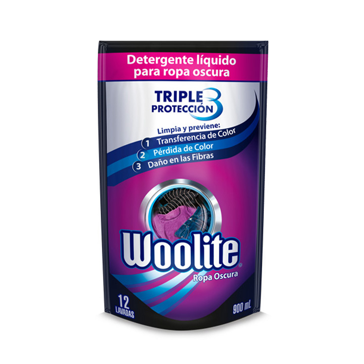 Woolite Detergente Liquido Ropa Oscura 900 Ml.