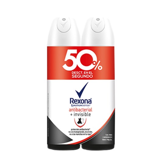 Desodorante Rexona Women Aerosol Antibacterial Invisible 150