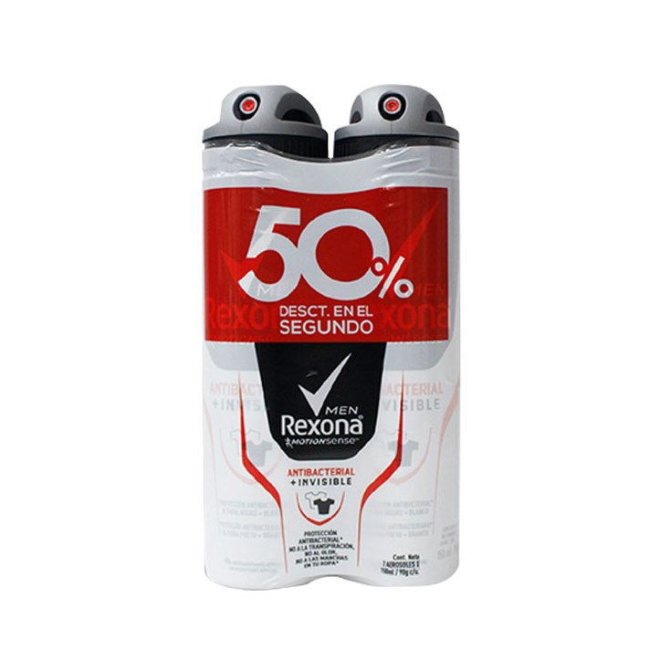 Desodorante Men Aerosol Antibacterial Rexona