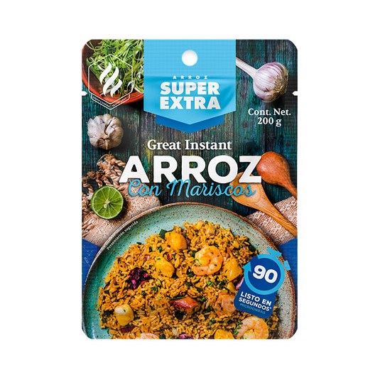 Arroz Super Extra Con Mariscos 200 Gr