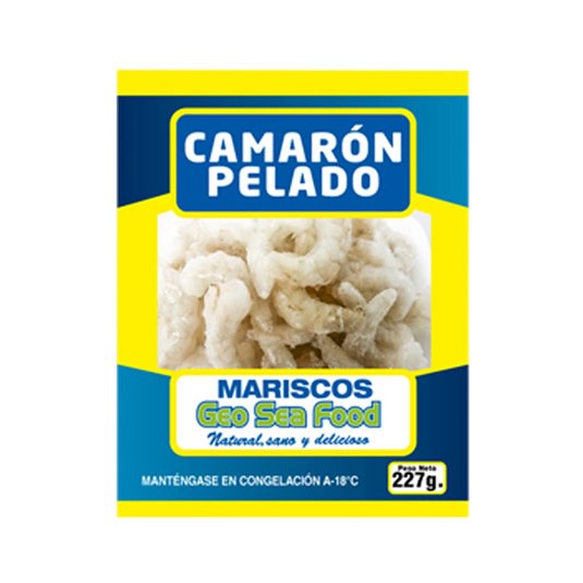 Camarón Pelado Mediano Geo Sea Food 227 Gr