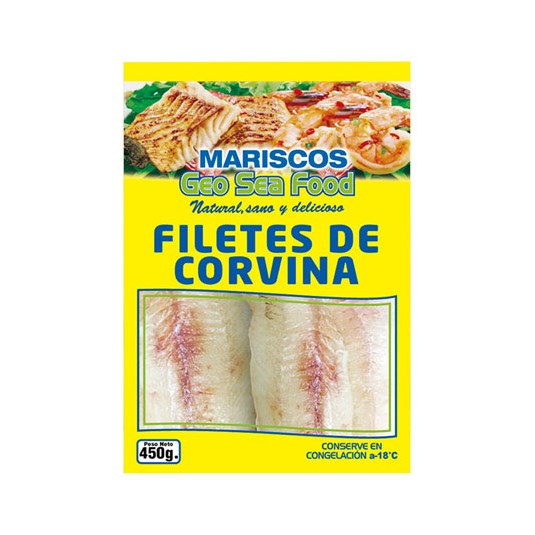 Filetes De Corvina Blanca Geo Sea Food 450 Gr
