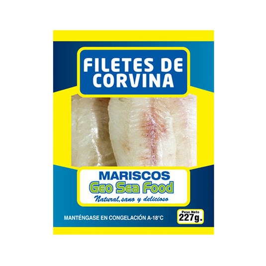 Filetes De Corvina Blanca Geo Sea Food 227 Gr