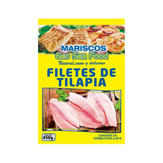 Filetes De Tilapia Geo Sea Food 450 Gr