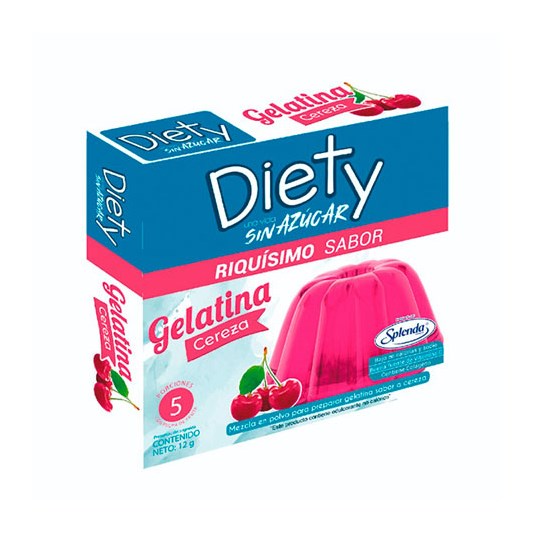 Gelatina Cereza Diety 12 Gr