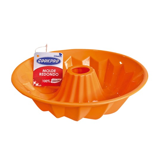 Molde De Silicon Cookpro Redondo P/Cake 22.5X22.5X5.3Cm Tys0