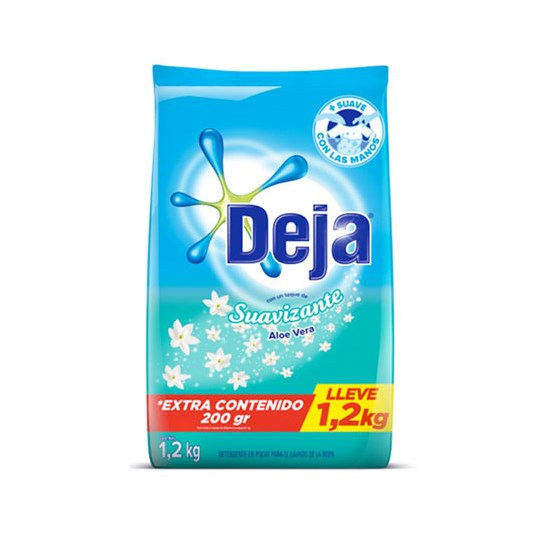 Detergente En Polvo Suavizante Y Aloe Deja