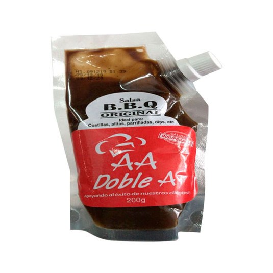 Salsa Bbq Original Doypack Doble A 200 Gr