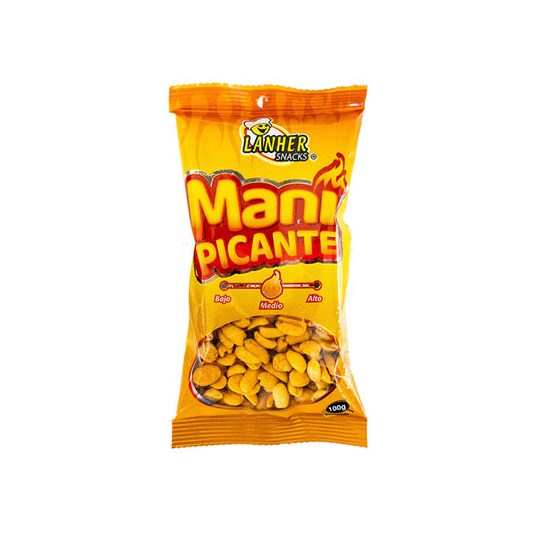 Maní Picante Lanher Snacks 100 Gr