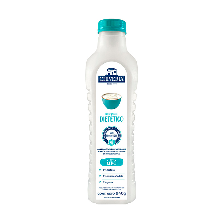 Yogurt Dietetico Chiveria Semidescremado 940Gr.