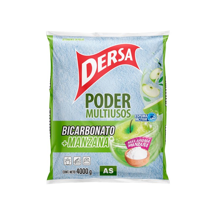 Detergente En Polvo Manzana As 4.000 Gr