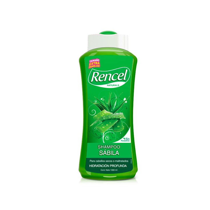 Shampoo Rencel Naturals Sábila X 1 Lt