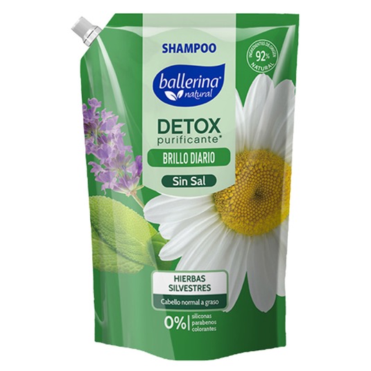 Ballerina Acondicionador Detox Hierbas Silvestres Dp X 750M