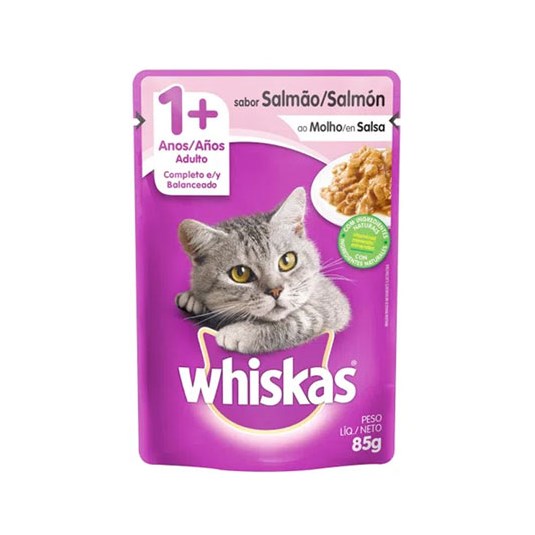 Comida Húmeda Para Gato Adulto Salmón Whiskas