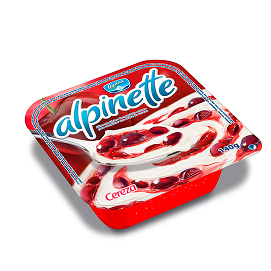 Yogurt Alpinette Sabor Cereza x4 Un. 140 Gr. C/U